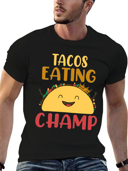 Tacos Eating Champ Graphic Tee