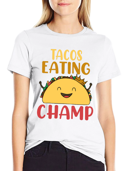 Tacos Eating Champ Graphic Tee