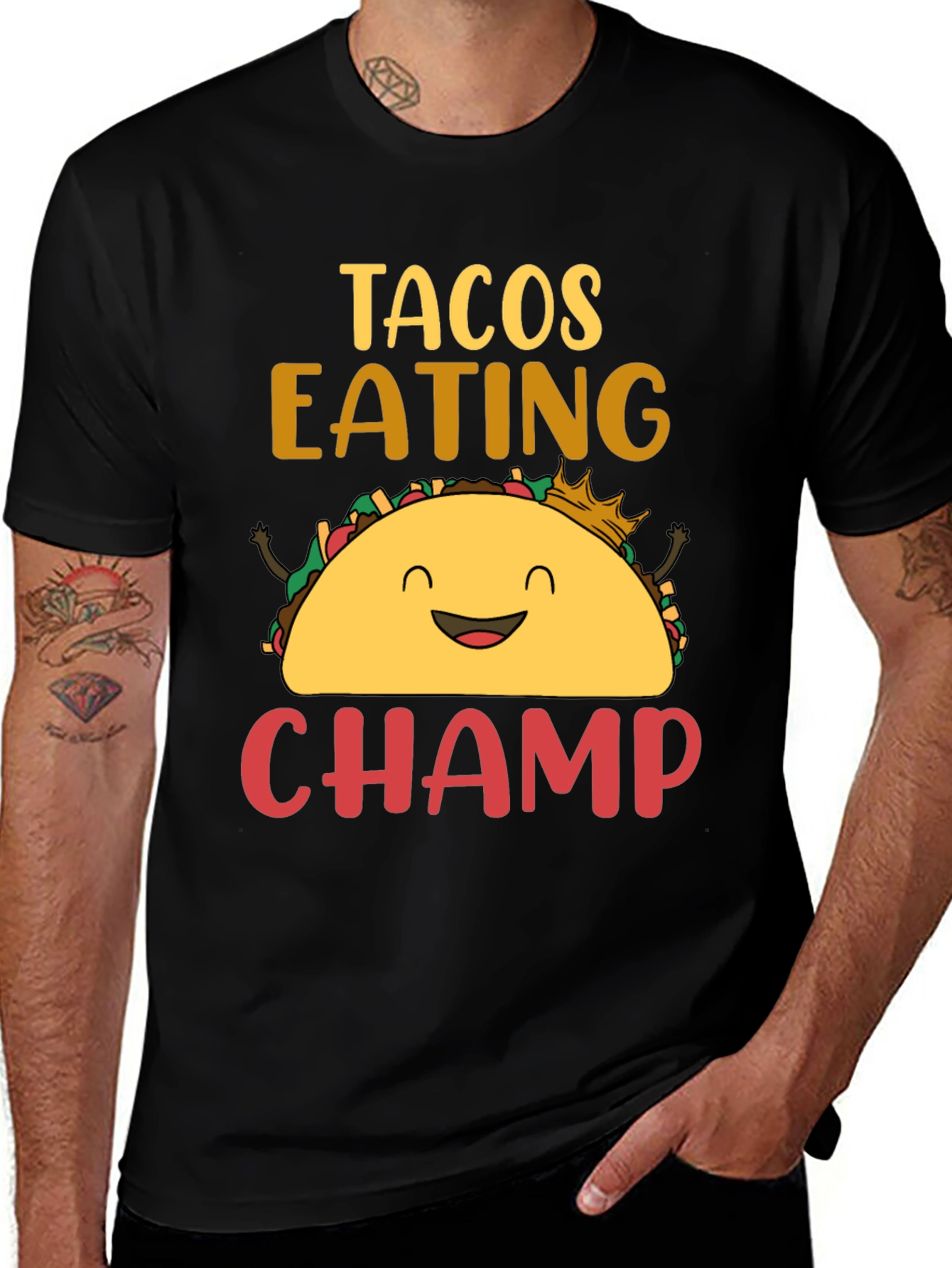 Tacos Eating Champ Graphic Tee