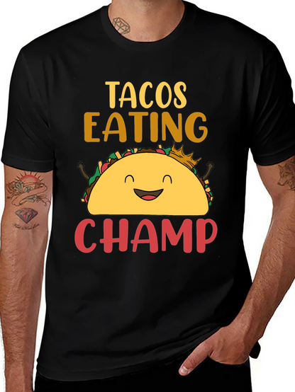 Tacos Eating Champ Graphic Tee