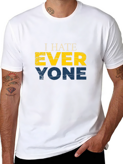 I Hate Everyone Graphic T-Shirt - Black
