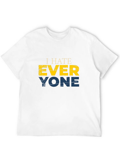 I Hate Everyone Graphic T-Shirt - Black