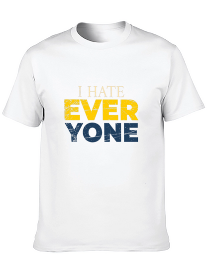 I Hate Everyone Graphic T-Shirt - Black