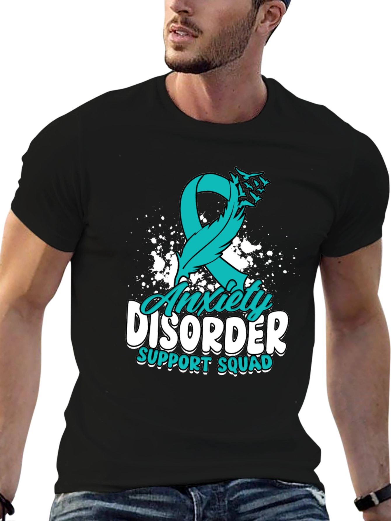 Anxiety Disorder Support Squad Awareness Tee