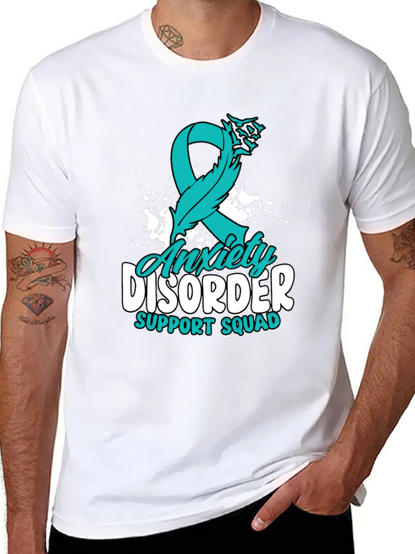 Anxiety Disorder Support Squad Awareness Tee