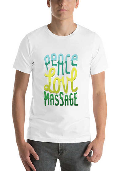 Peace Love Massage Graphic T-Shirt