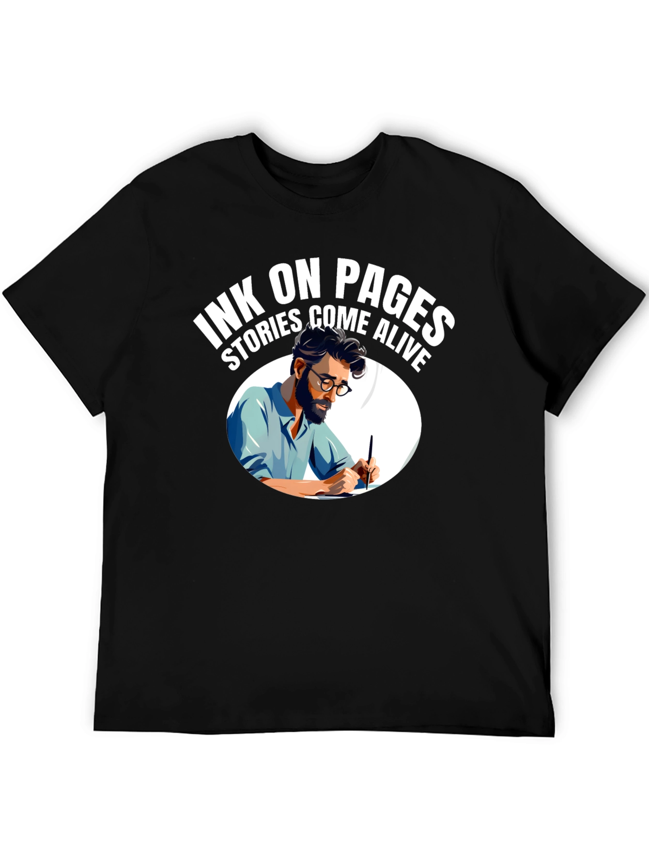 Ink On Pages T-Shirt - Stories Come Alive!