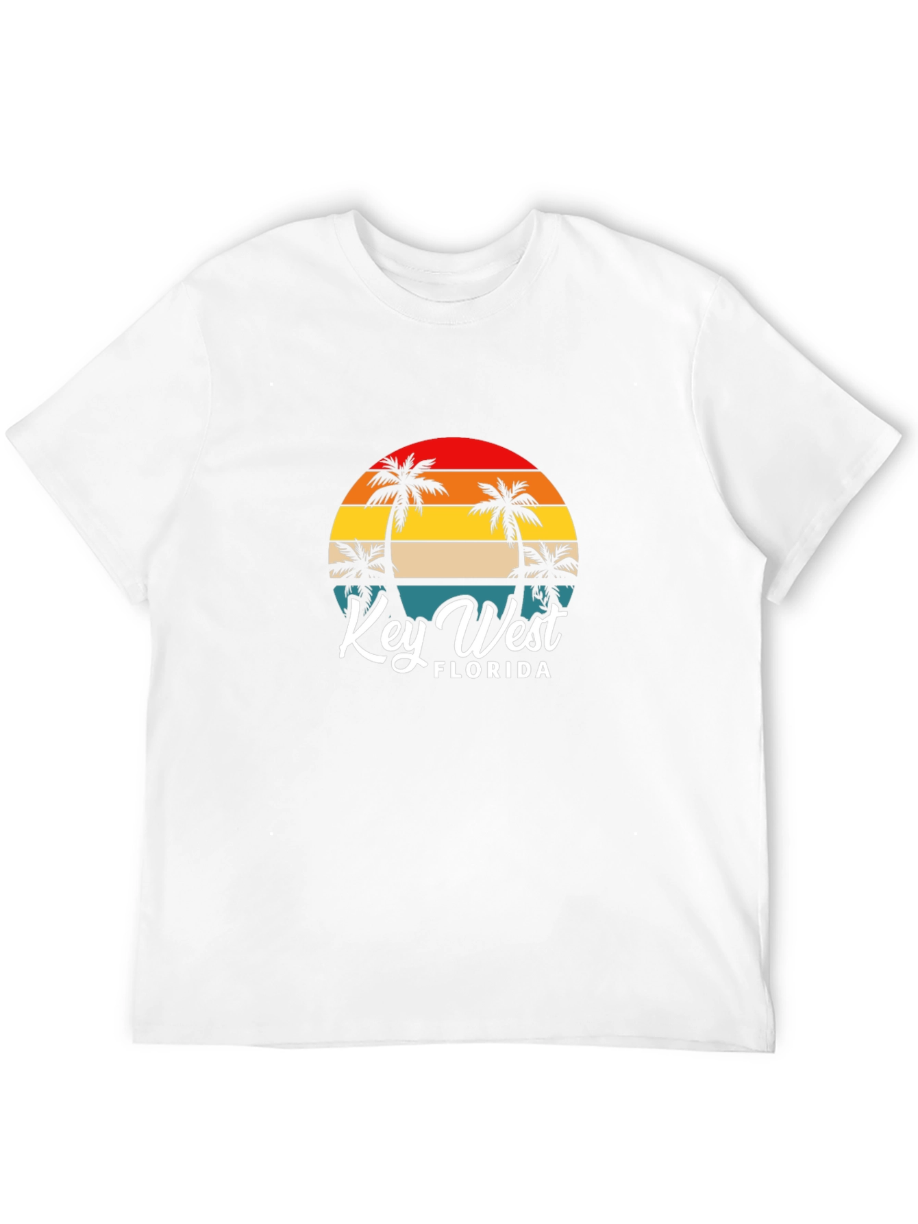 Key West Florida Palm Tree Graphic Tee
