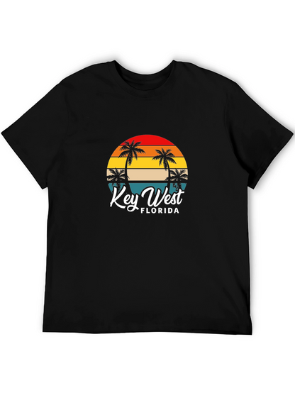 Key West Florida Palm Tree Graphic Tee