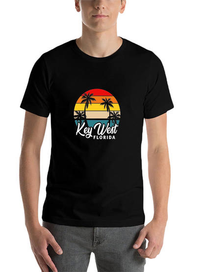 Key West Florida Palm Tree Graphic Tee