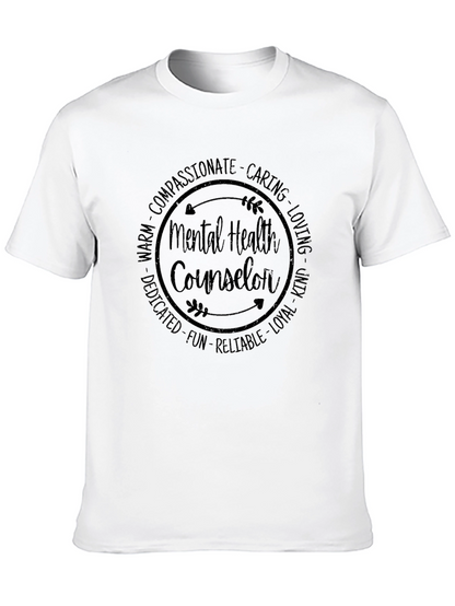 Mental Health Counselor T-Shirt: Compassionate Caring & Loving