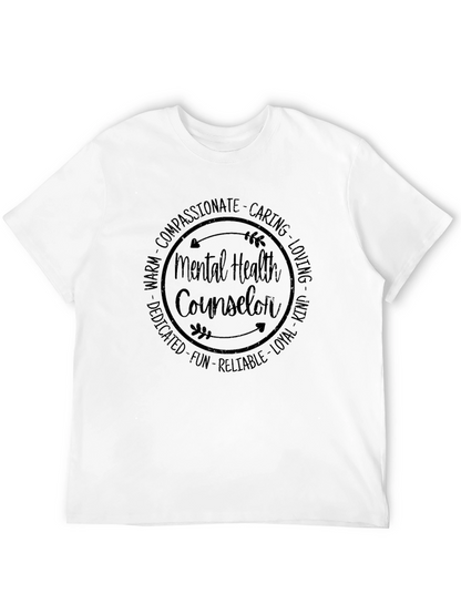 Mental Health Counselor T-Shirt: Compassionate Caring & Loving