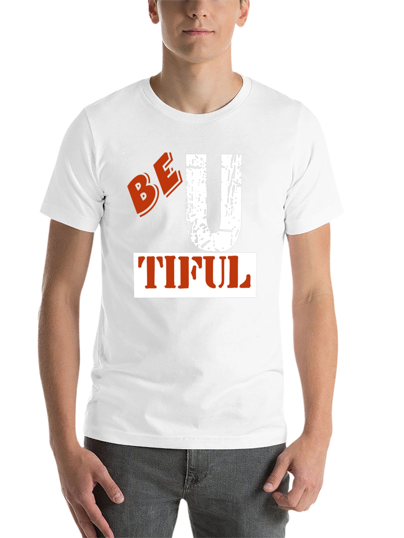 Be-U-Tiful Graphic Tee - Black Cotton T-Shirt