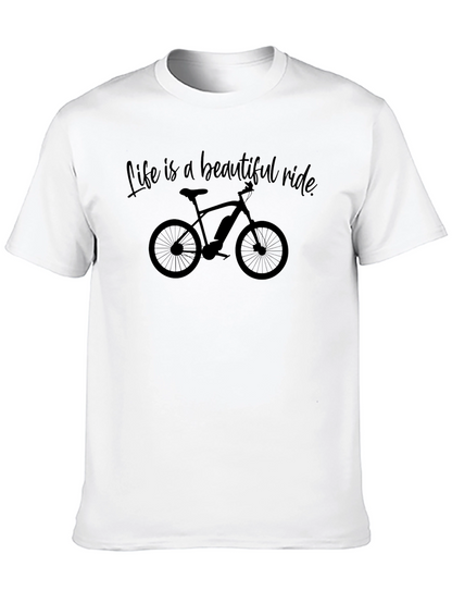 Life is a Beautiful Ride Bicycle T-Shirt