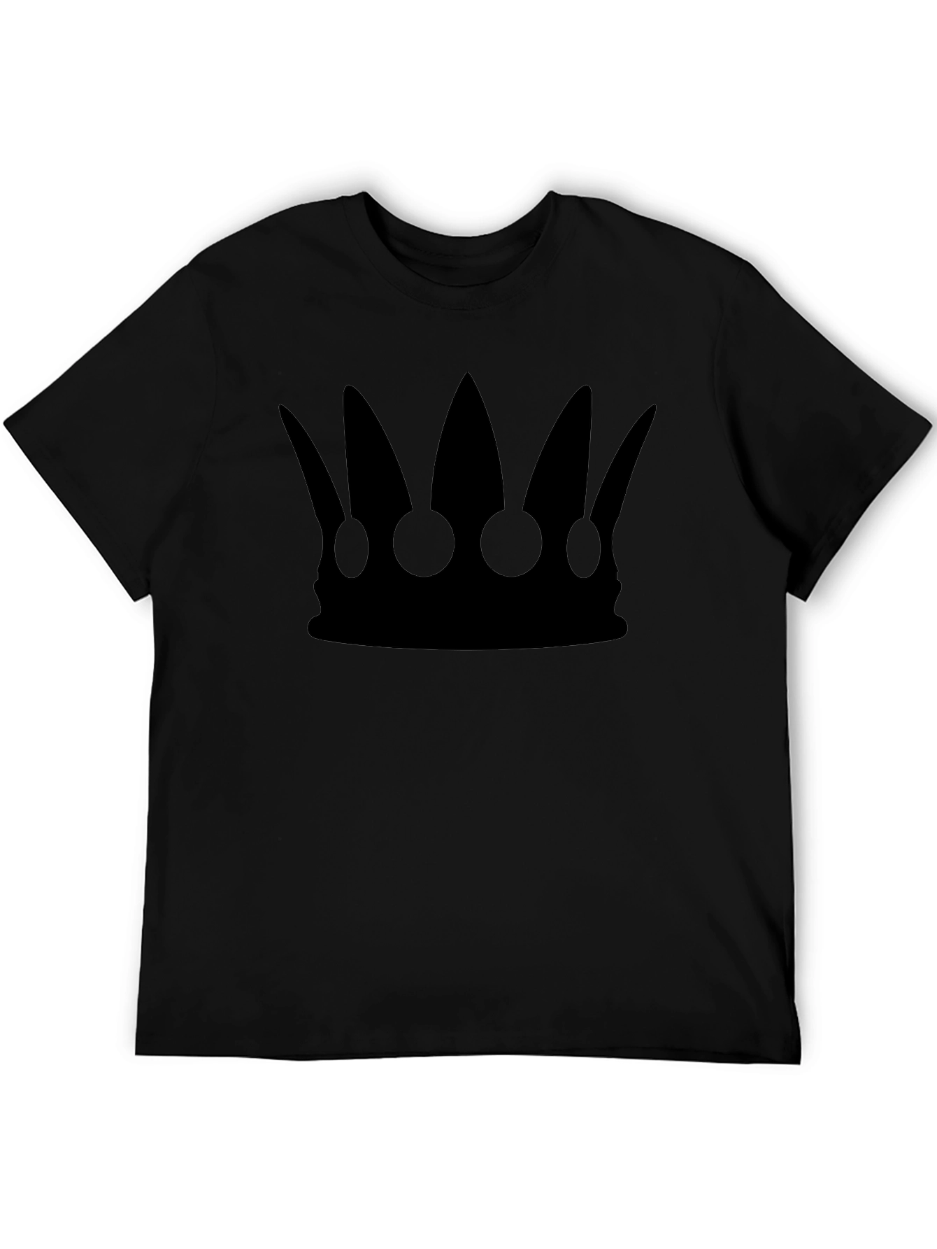Crown Graphic Tee - Black