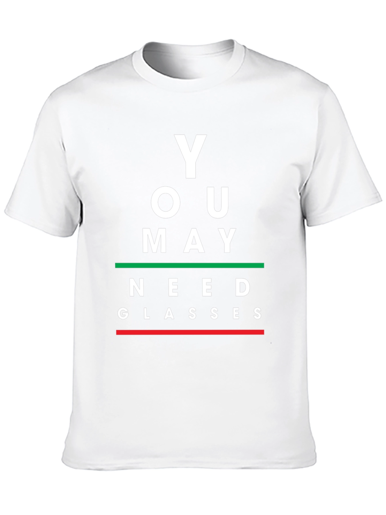 You May Need Glasses Black Graphic Tee