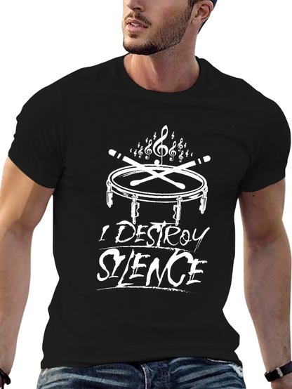 Destroy Silence Drummer T-Shirt