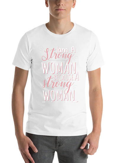 Strong Woman Graphic Tee - Empowering Design