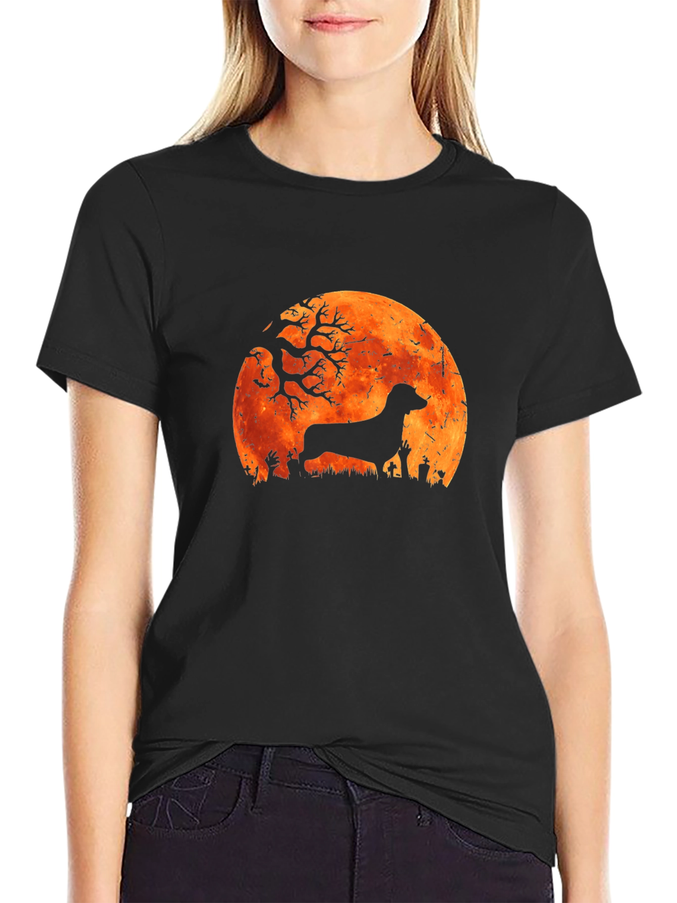 Halloween Dachshund Dog T-Shirt
