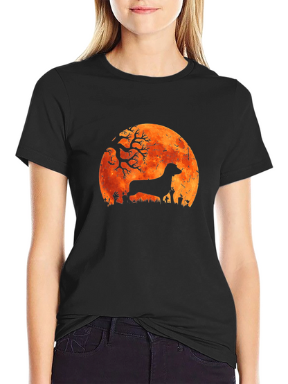Halloween Dachshund Dog T-Shirt