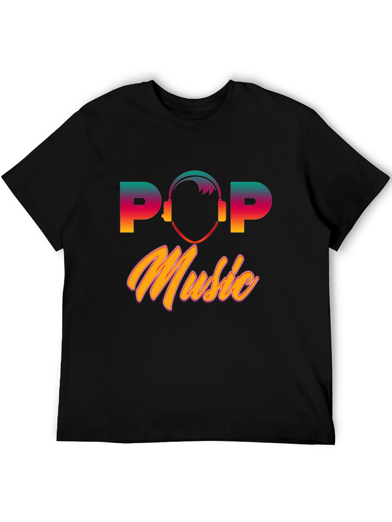 Pop Music Graphic T-Shirt - Retro Style Tee