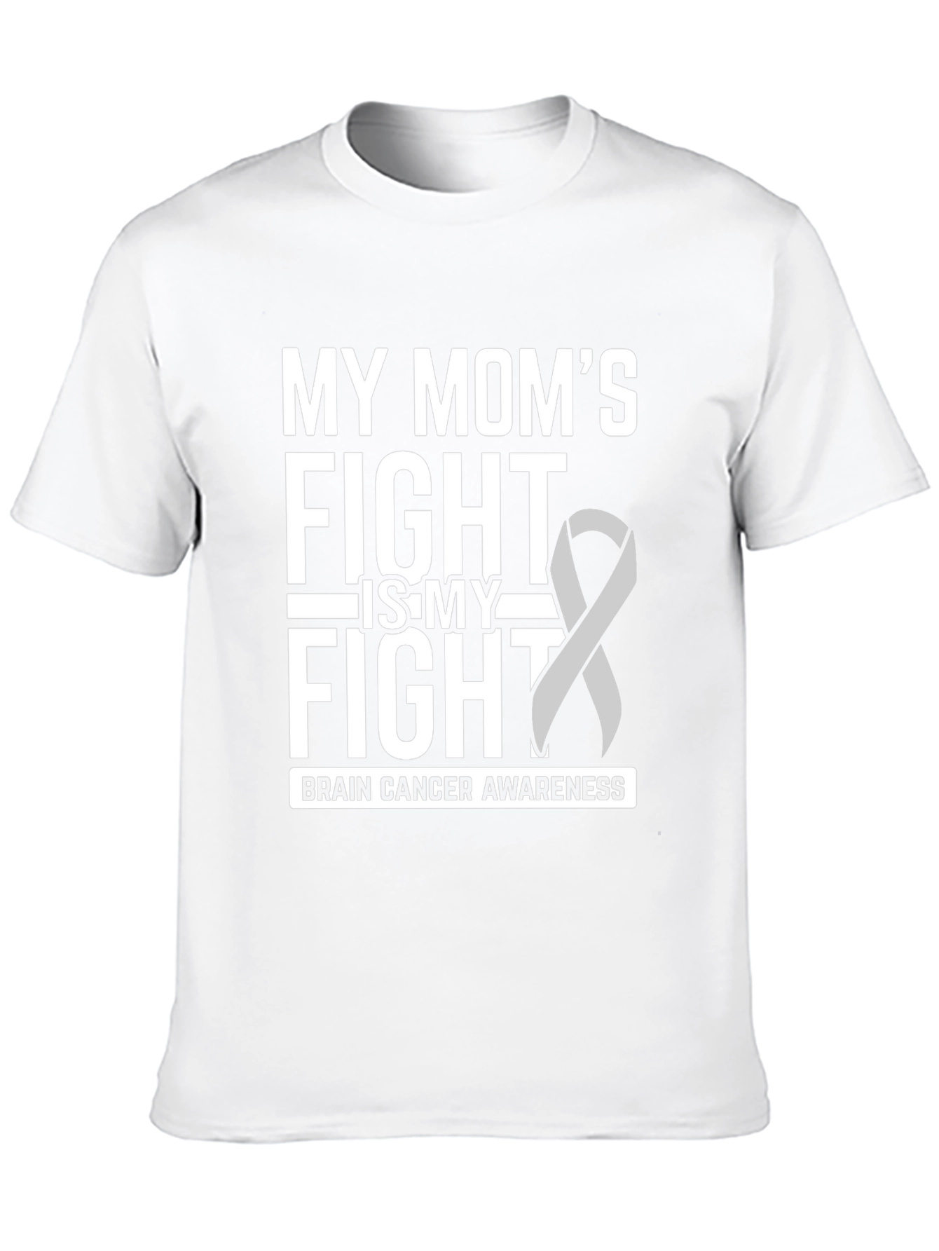 Brain Cancer Awareness T-Shirt - Moms Fight