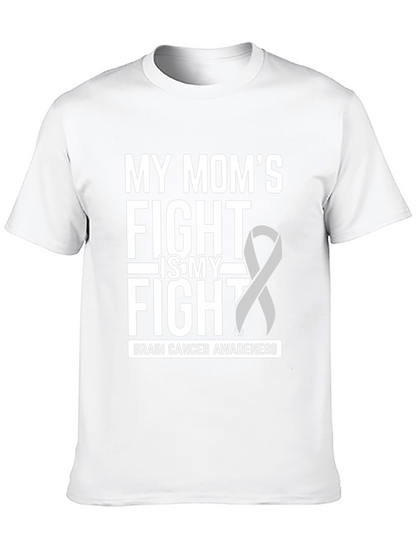 Brain Cancer Awareness T-Shirt - Moms Fight