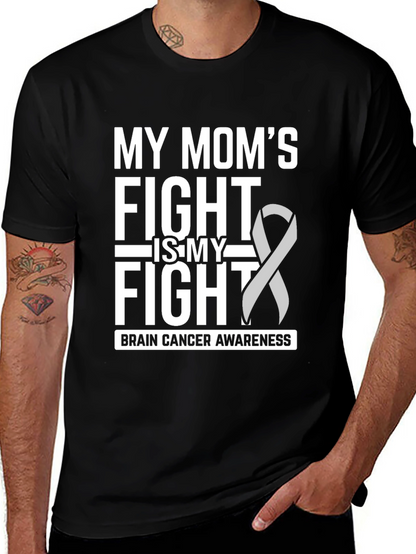 Brain Cancer Awareness T-Shirt - Moms Fight