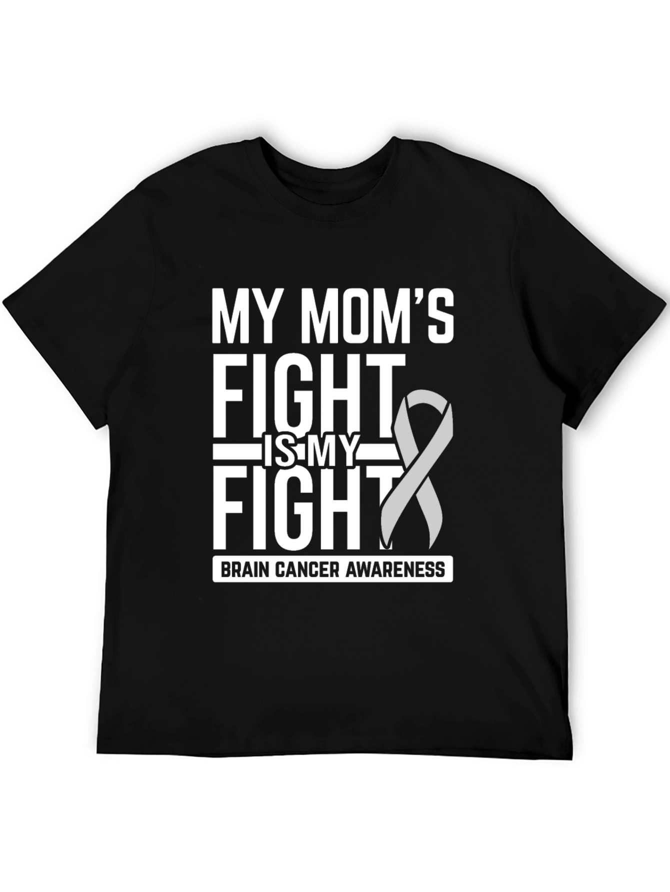 Brain Cancer Awareness T-Shirt - Moms Fight