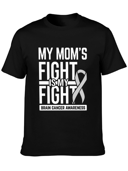 Brain Cancer Awareness T-Shirt - Moms Fight