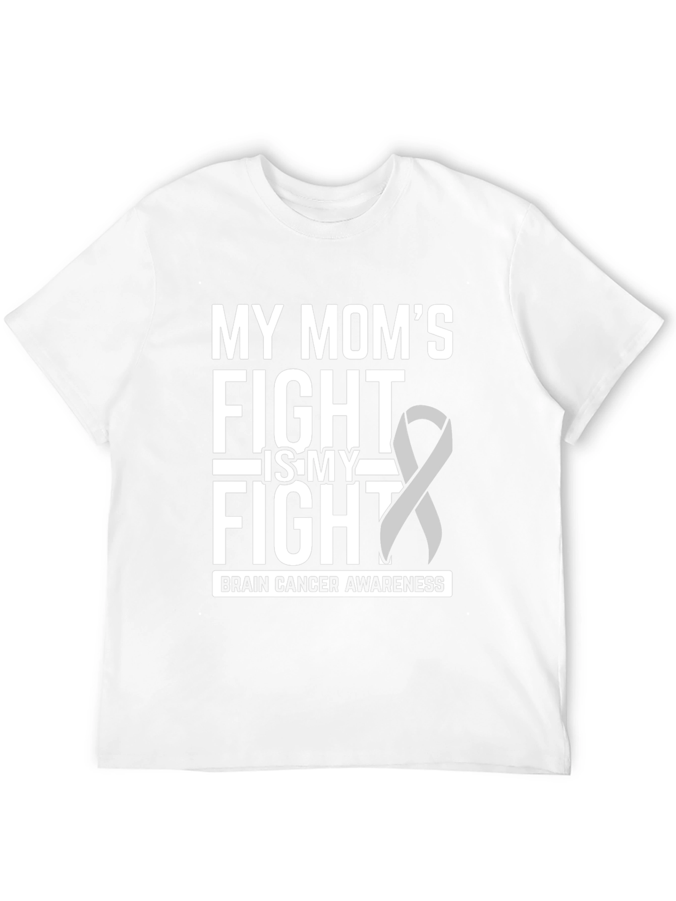 Brain Cancer Awareness T-Shirt - Moms Fight
