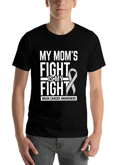 Brain Cancer Awareness T-Shirt - Moms Fight