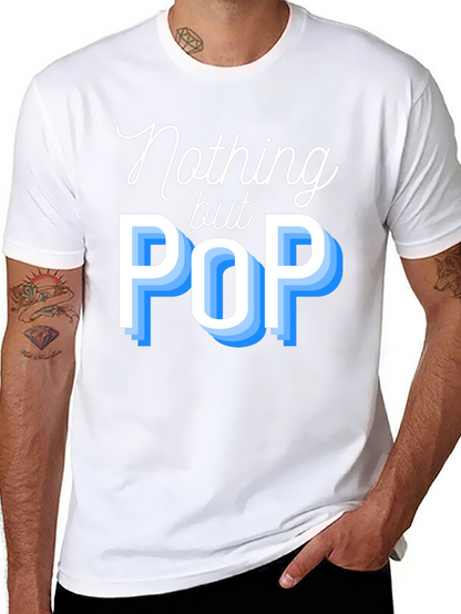 Nothing But Pop Mens Black T-Shirt