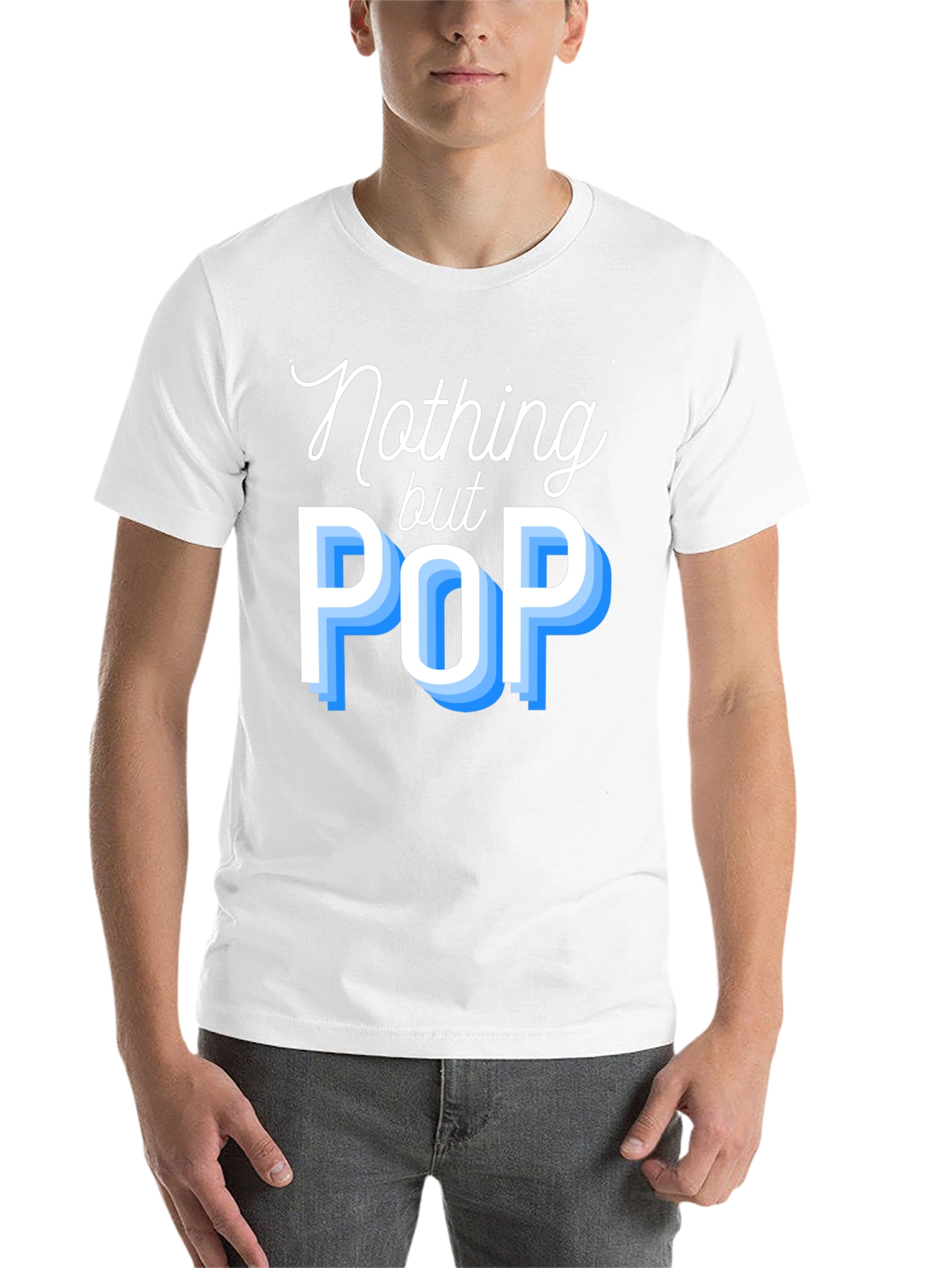 Nothing But Pop Mens Black T-Shirt
