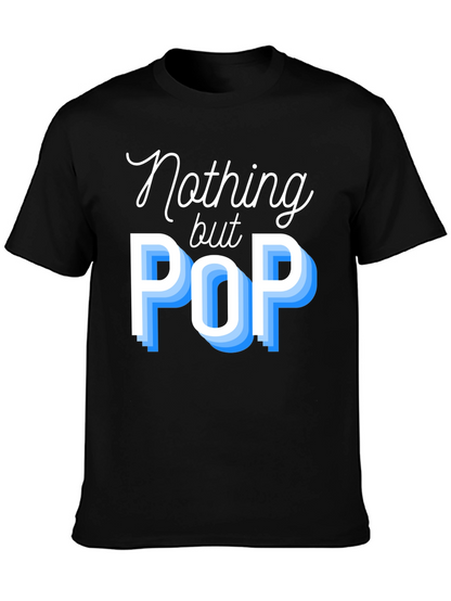 Nothing But Pop Mens Black T-Shirt