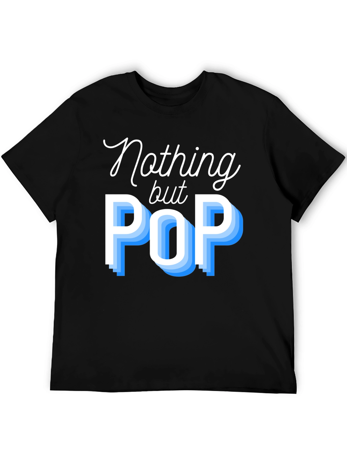 Nothing But Pop Mens Black T-Shirt