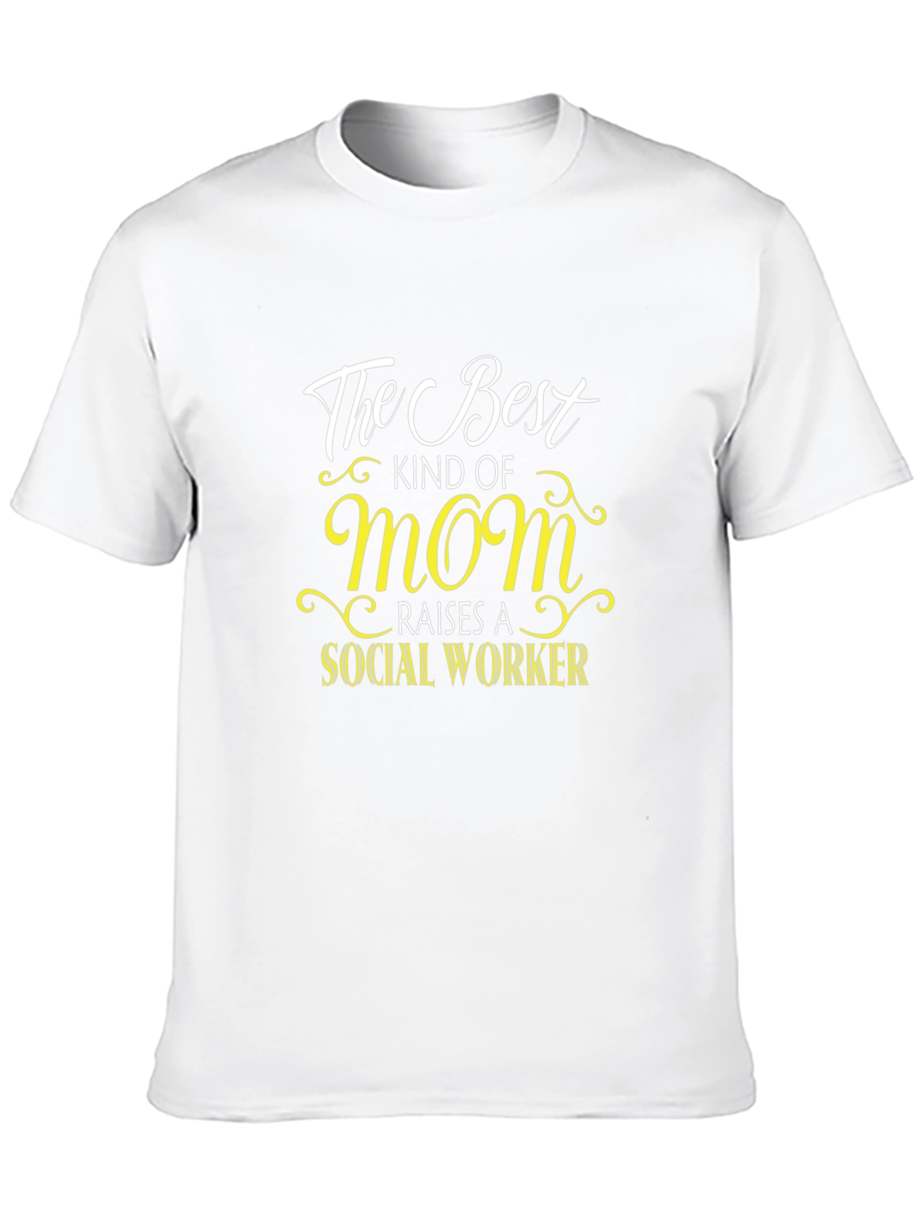 Best Mom Raises A Social Worker Graphic T-Shirt