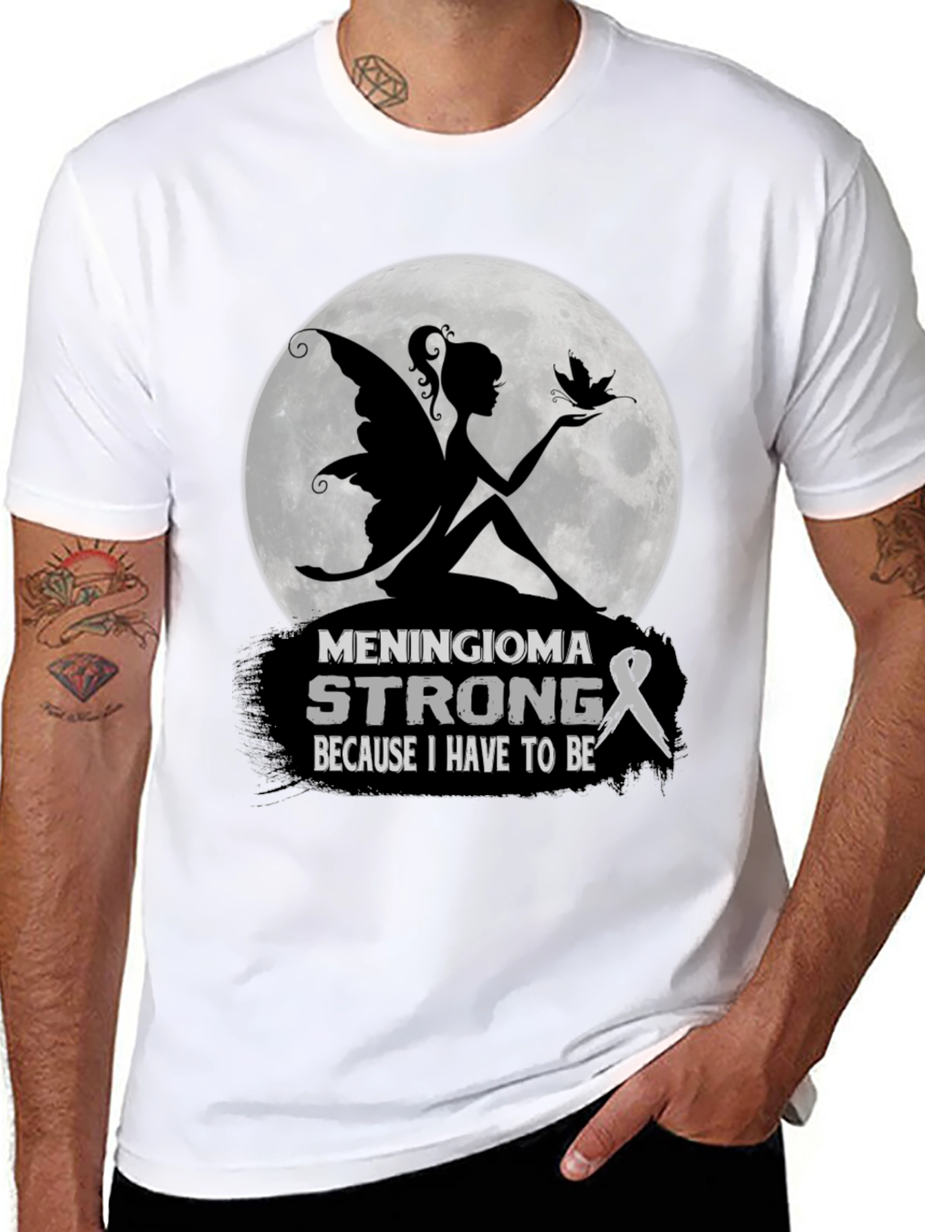 Meningioma Strong T-Shirt - Awareness Support