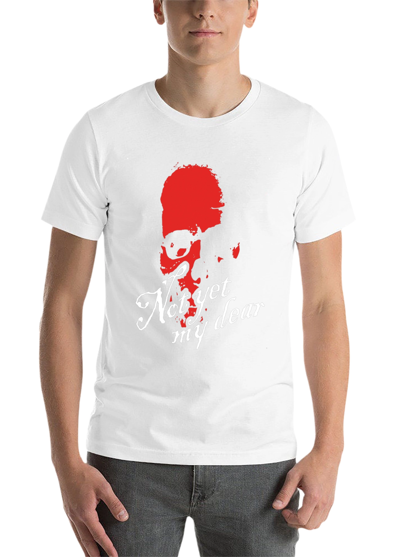 Not Yet My Dear Skull Graphic Tee