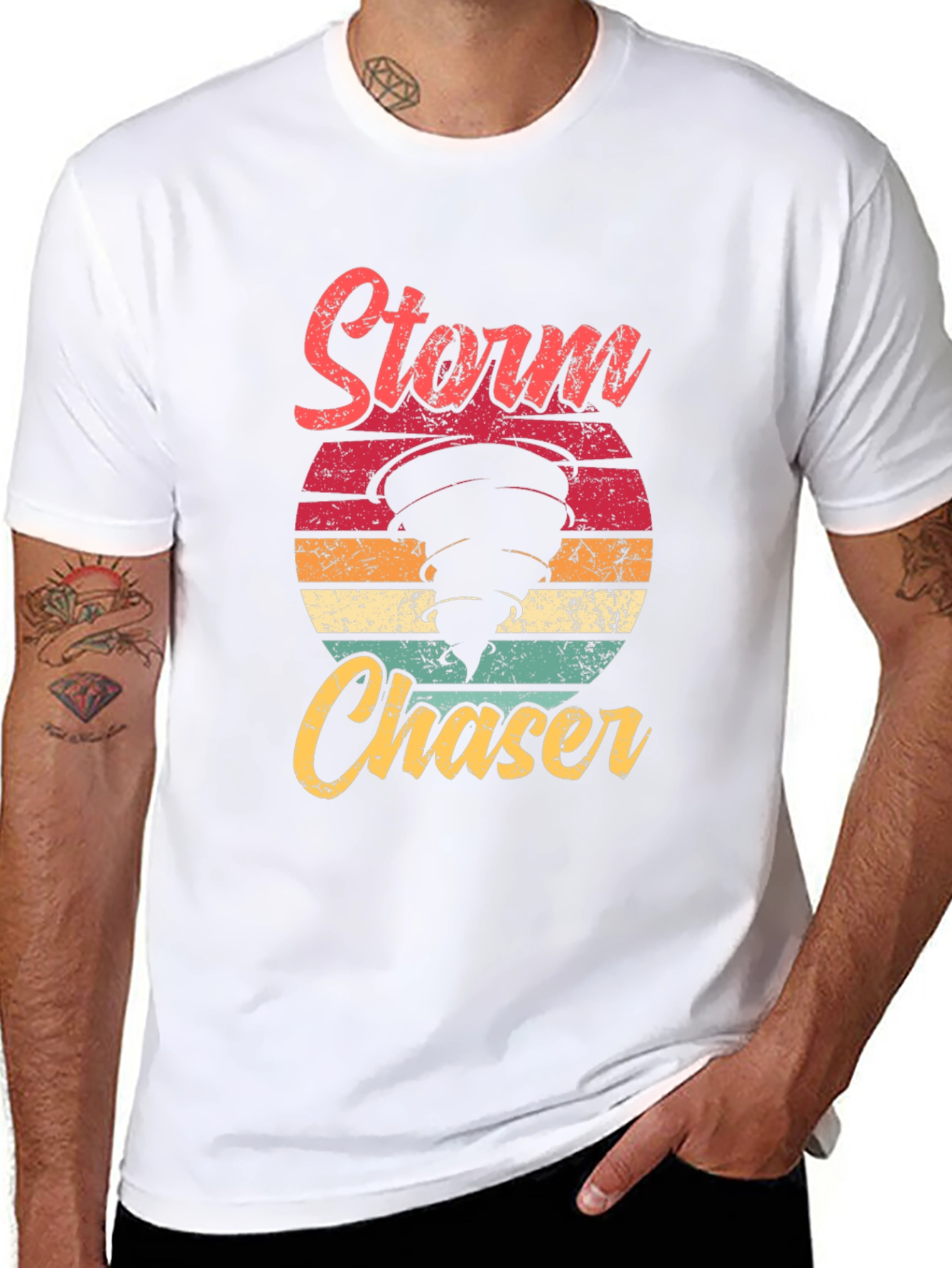 Storm Chaser Graphic Tee - Retro Design