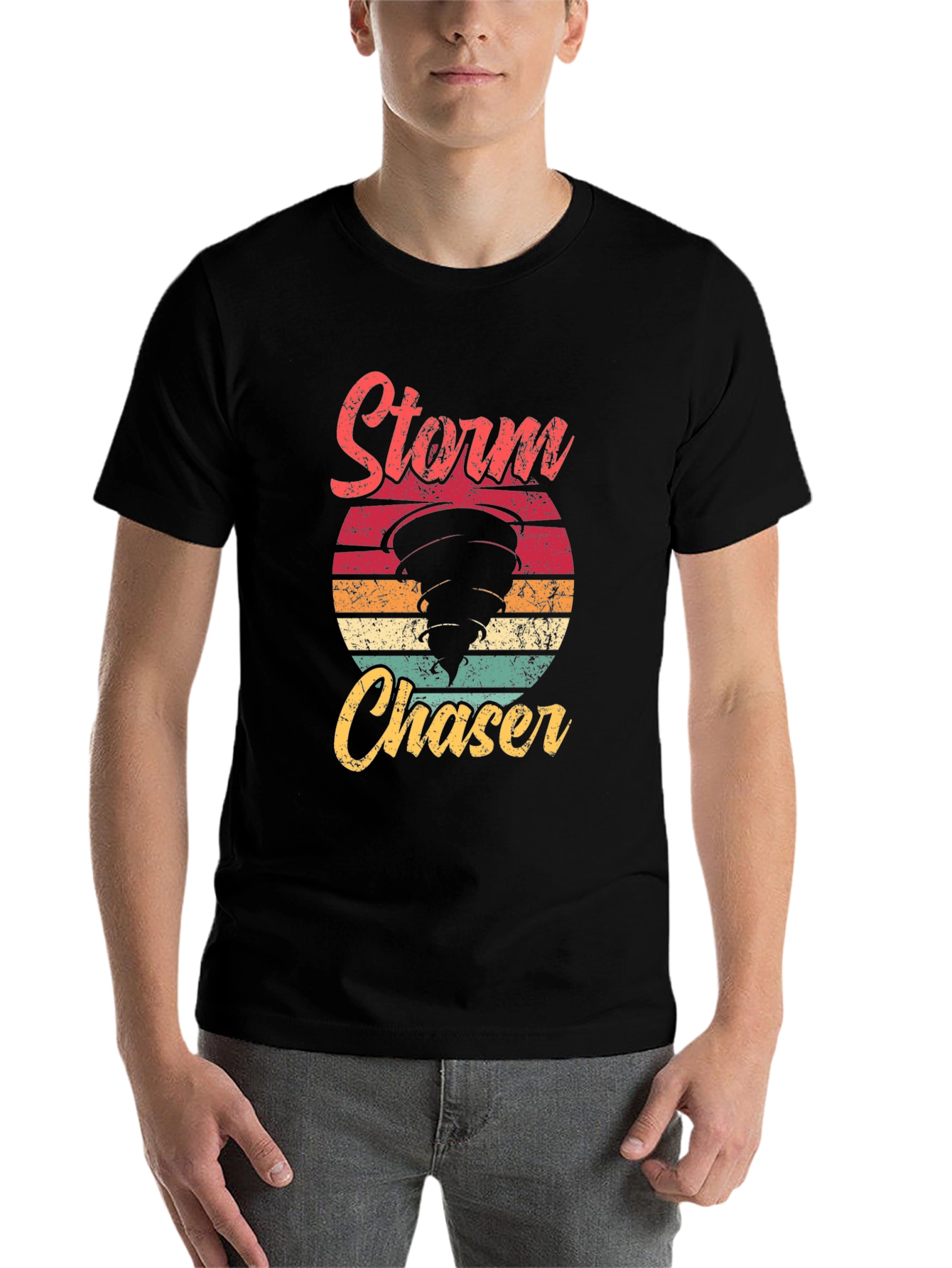 Storm Chaser Graphic Tee - Retro Design