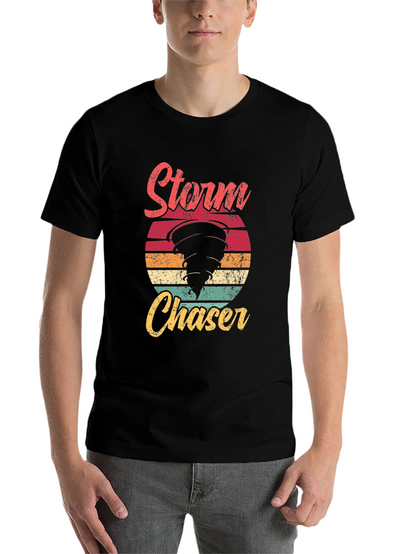 Storm Chaser Graphic Tee - Retro Design