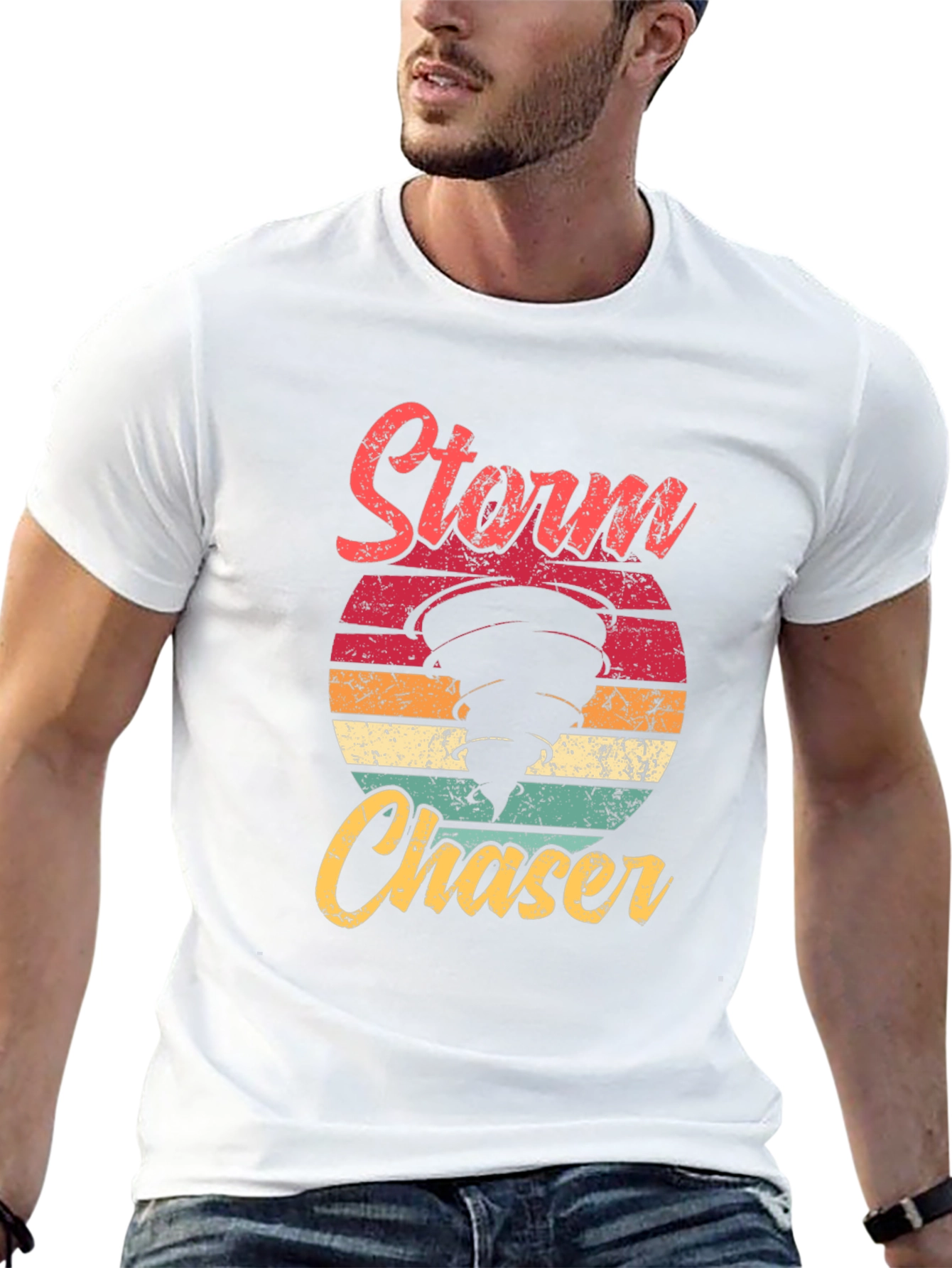 Storm Chaser Graphic Tee - Retro Design