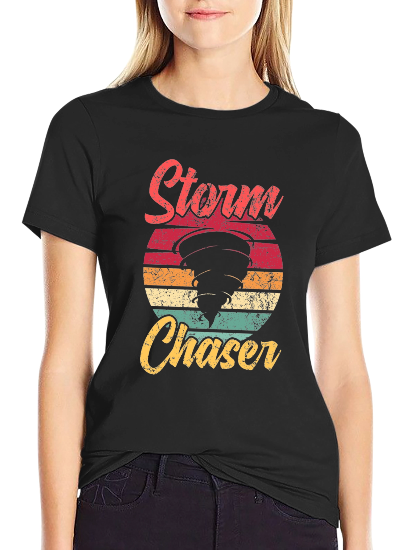 Storm Chaser Graphic Tee - Retro Design