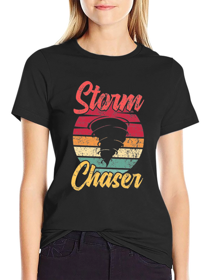 Storm Chaser Graphic Tee - Retro Design