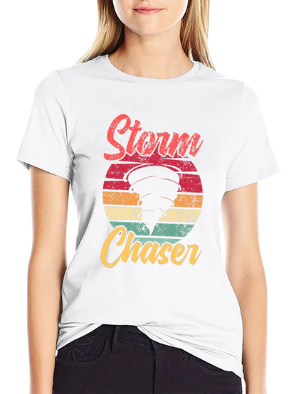 Storm Chaser Graphic Tee - Retro Design
