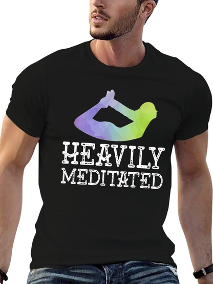 Heavily Meditated Yoga T-Shirt