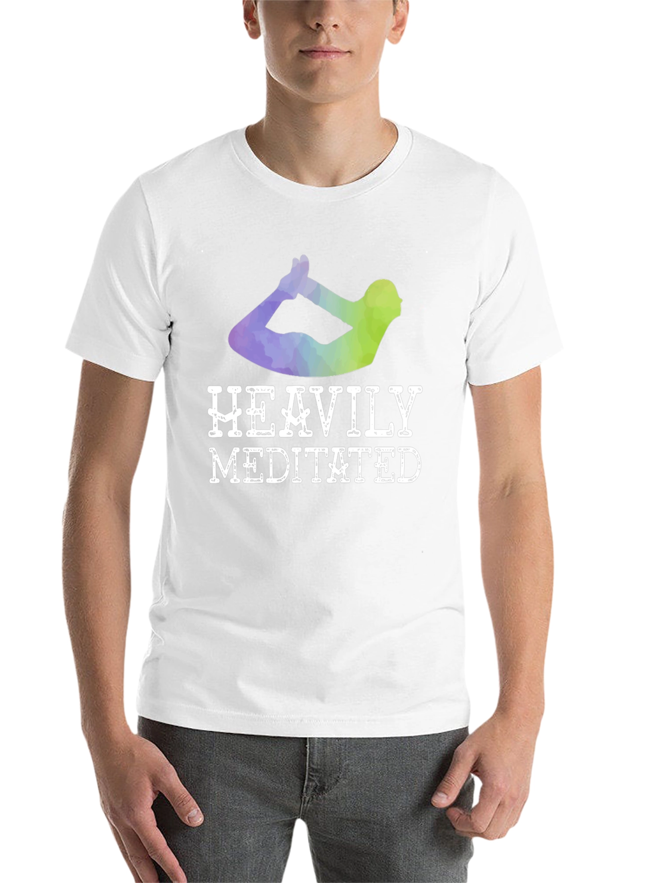 Heavily Meditated Yoga T-Shirt