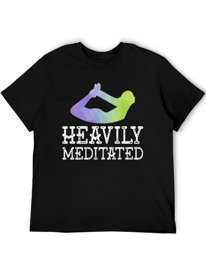 Heavily Meditated Yoga T-Shirt