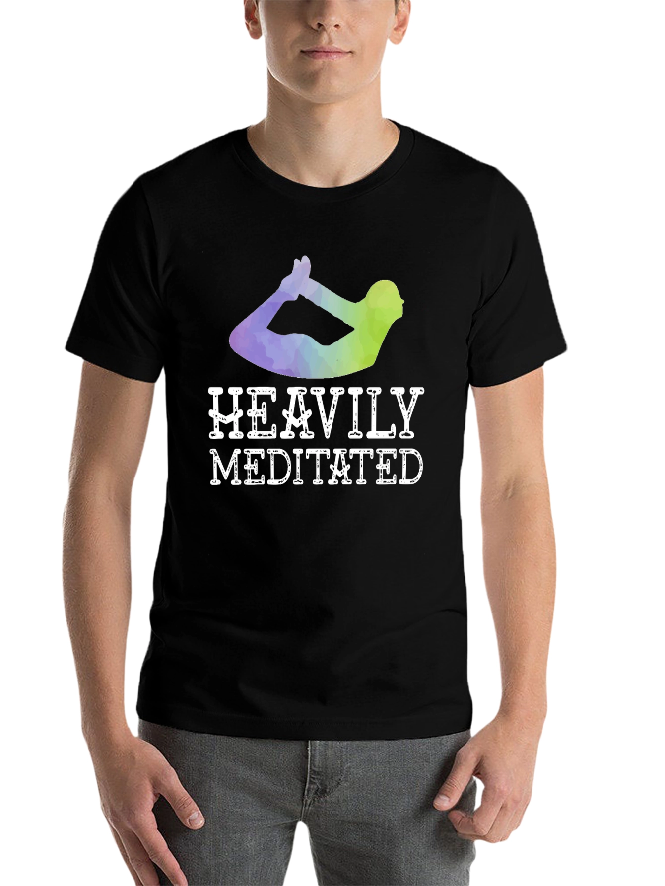 Heavily Meditated Yoga T-Shirt
